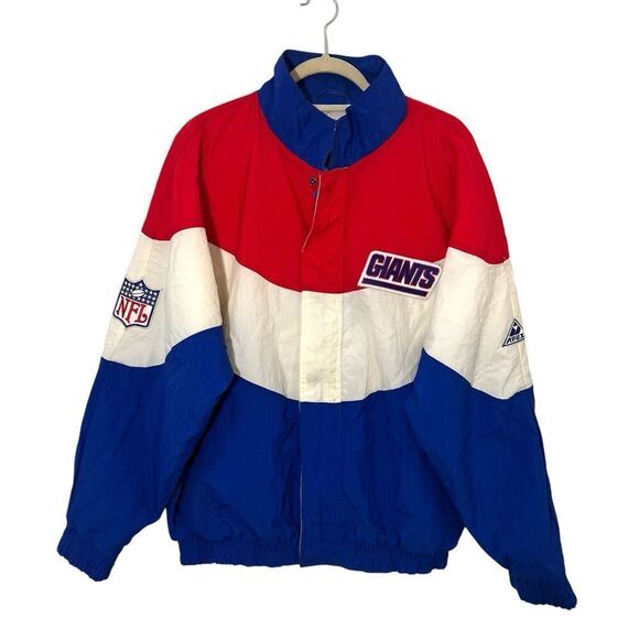 New York Giants Vintage Windreaker Jacket Mens XL Apex One Full Zip - Picture 1 of 7
